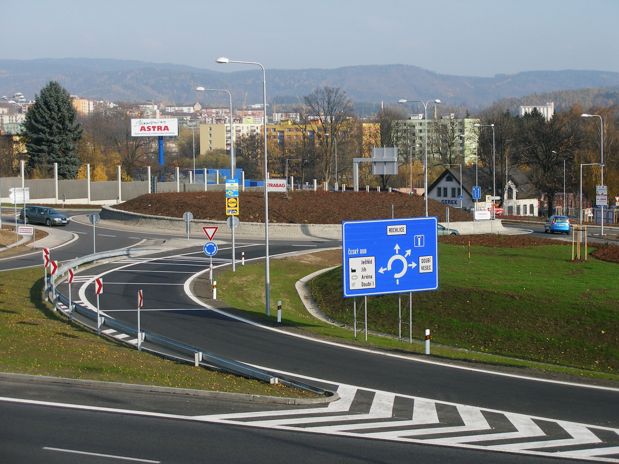 Liberec - přestavba křižovatky I/35 a III/2784