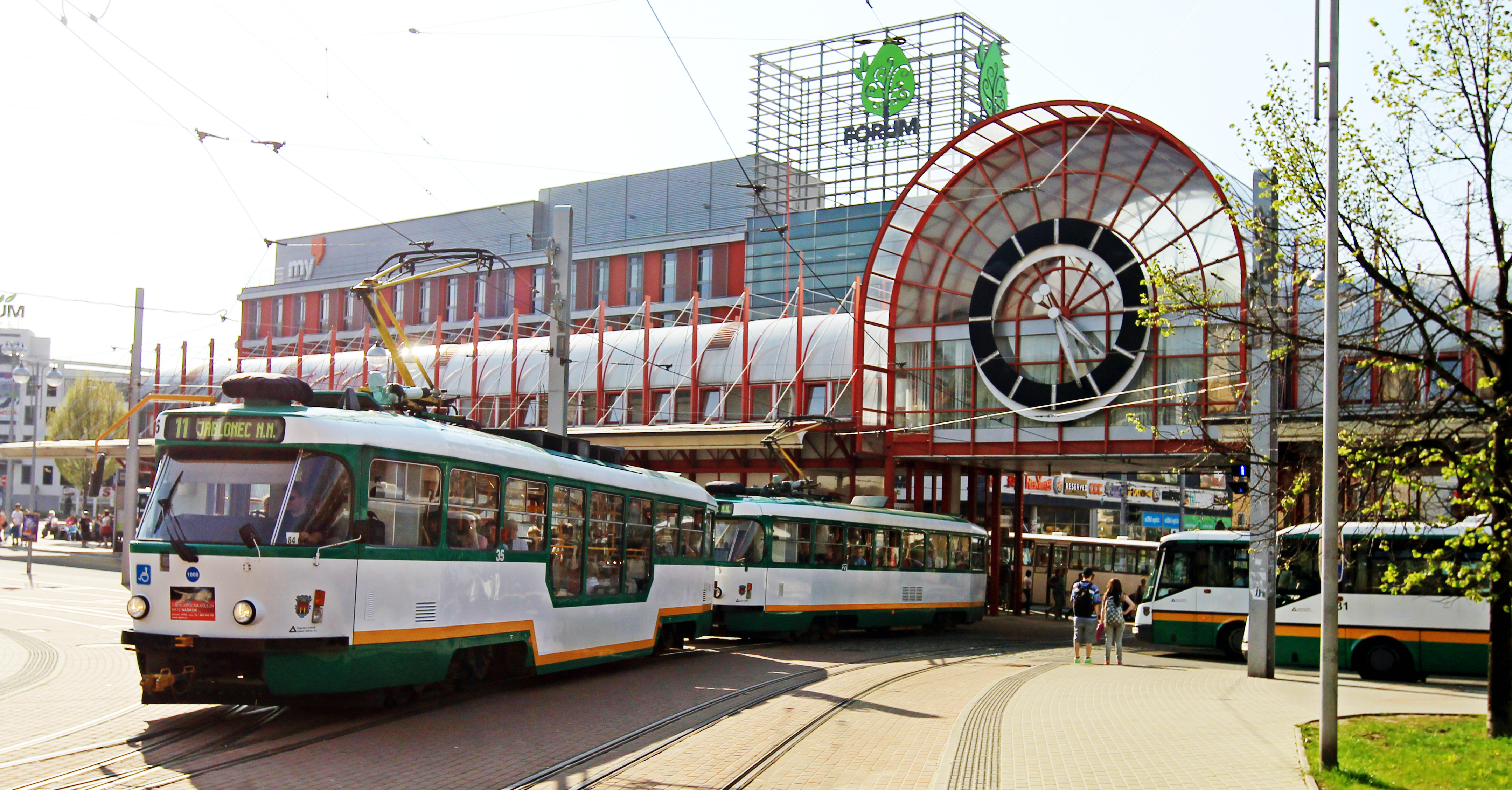 Terminál MHD Fügnerova-modernizace tramvajové tratě