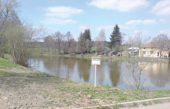 Obnova retenčního prostoru a revitalizace břehů - Obecní rybník Hlinné