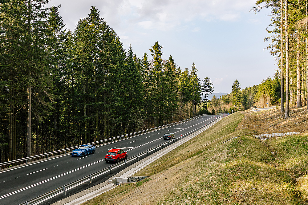 Stoupací pruh Libínské Sedlo - sil. II/141