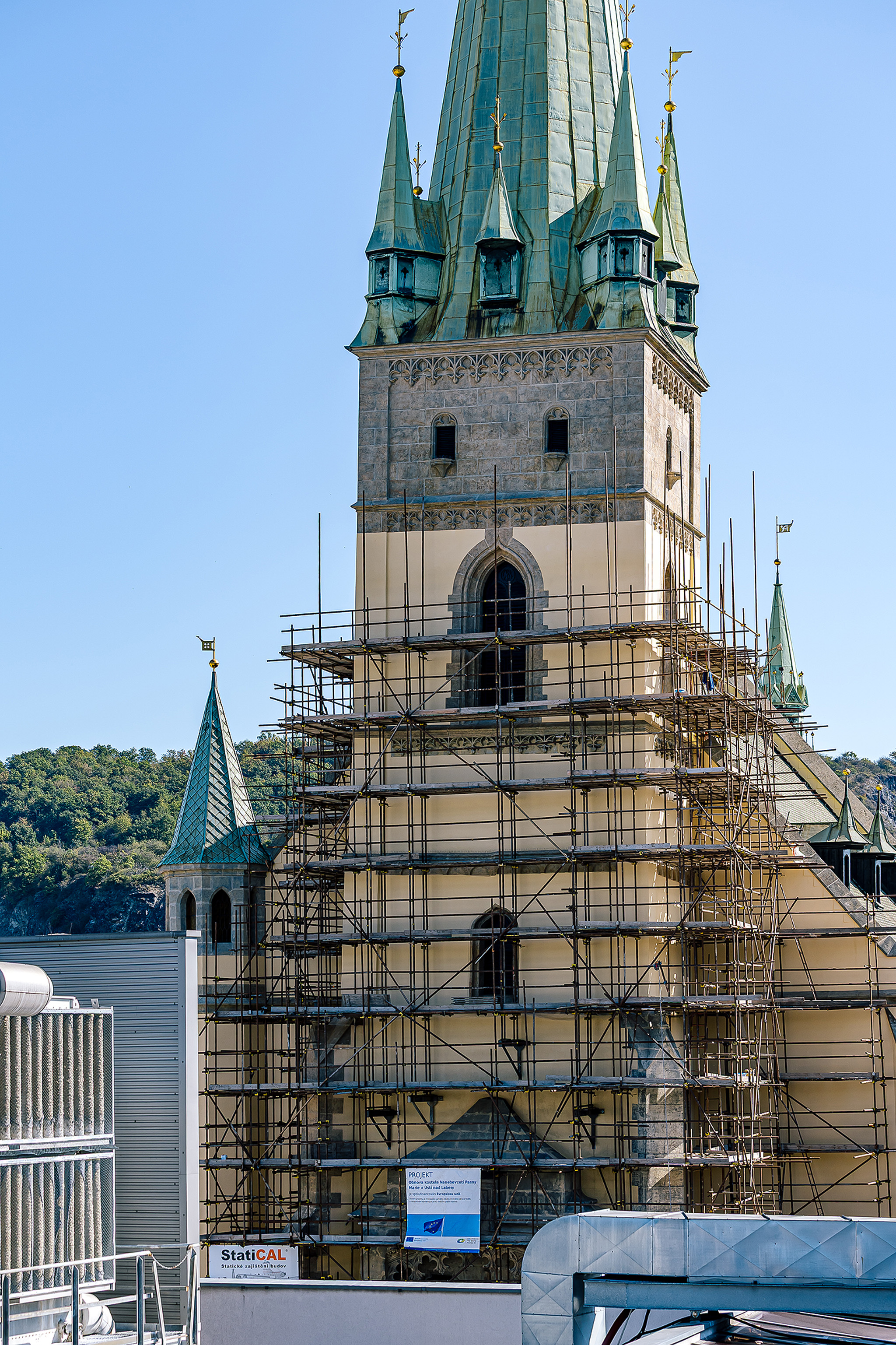 Obnova kostela Nanebevzetí Panny Marie v Ústí nad Labem