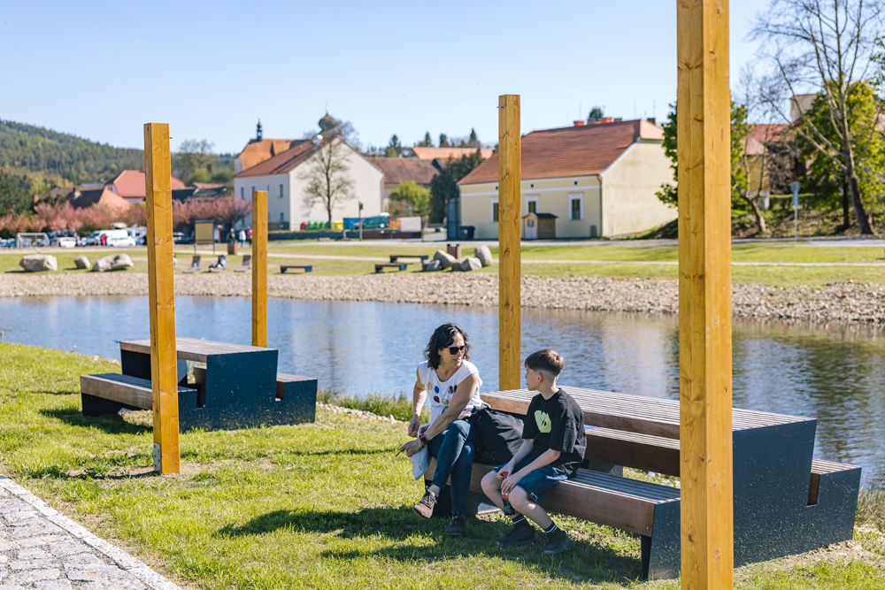 Povodňový park Kamýk nad Vltavou