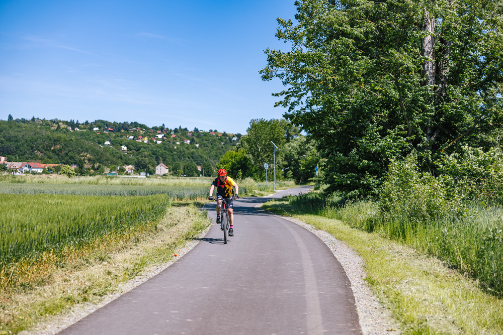 Cyklistická trasa Ivančice-Dolní Kounice I, úsek Moravské Bránice-Dolní Kounice