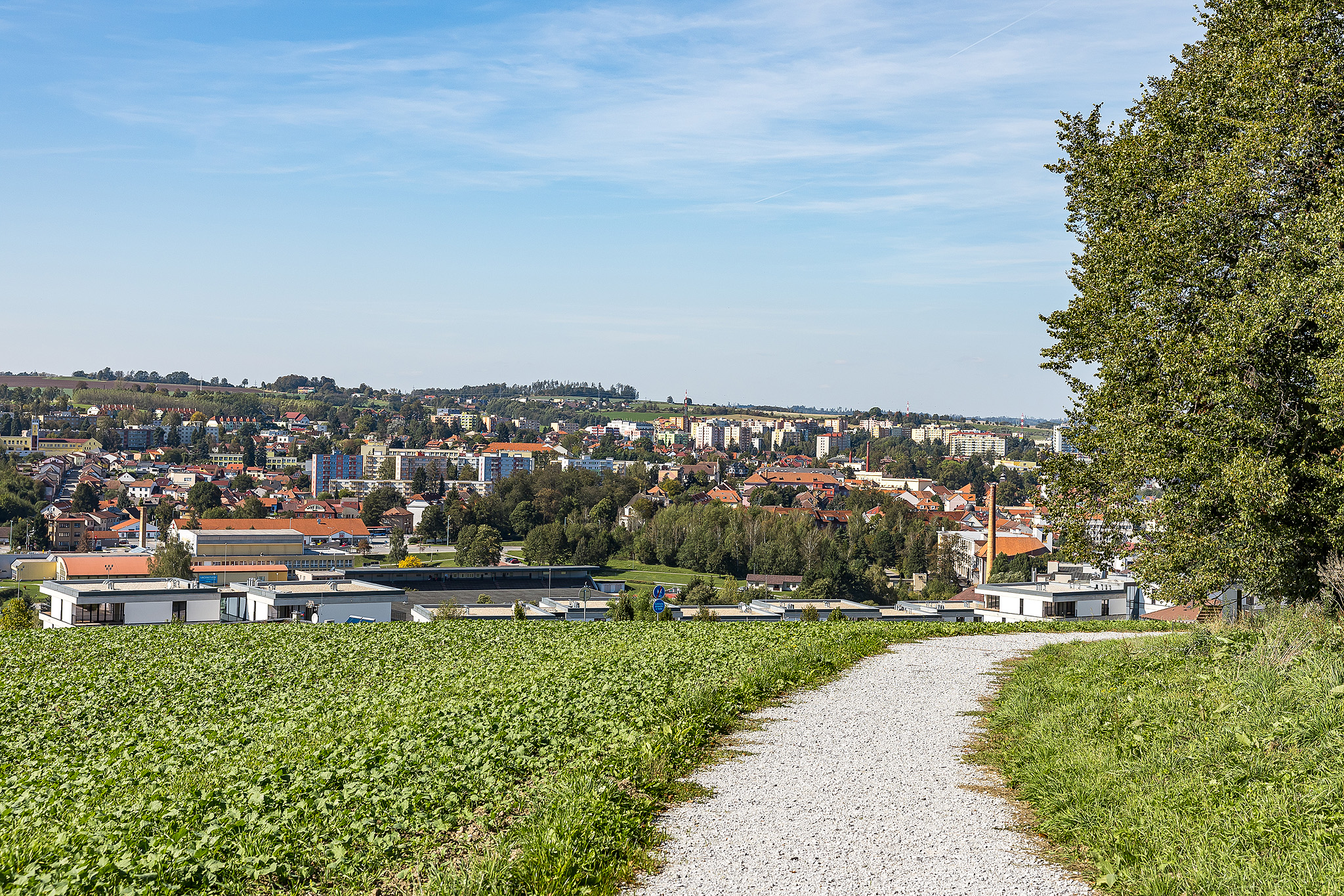 Stezka pro pěší a cyklisty Pelhřimov - Skrýšov
