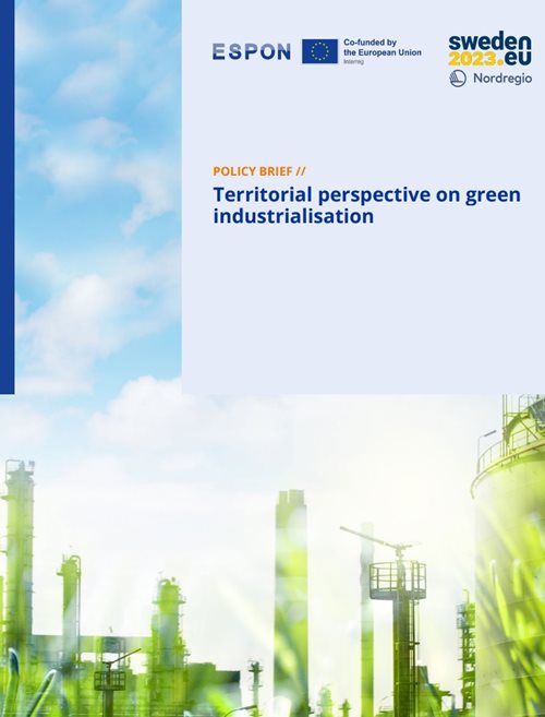 Nová publikace – Územní perspektiva zelené industrializace