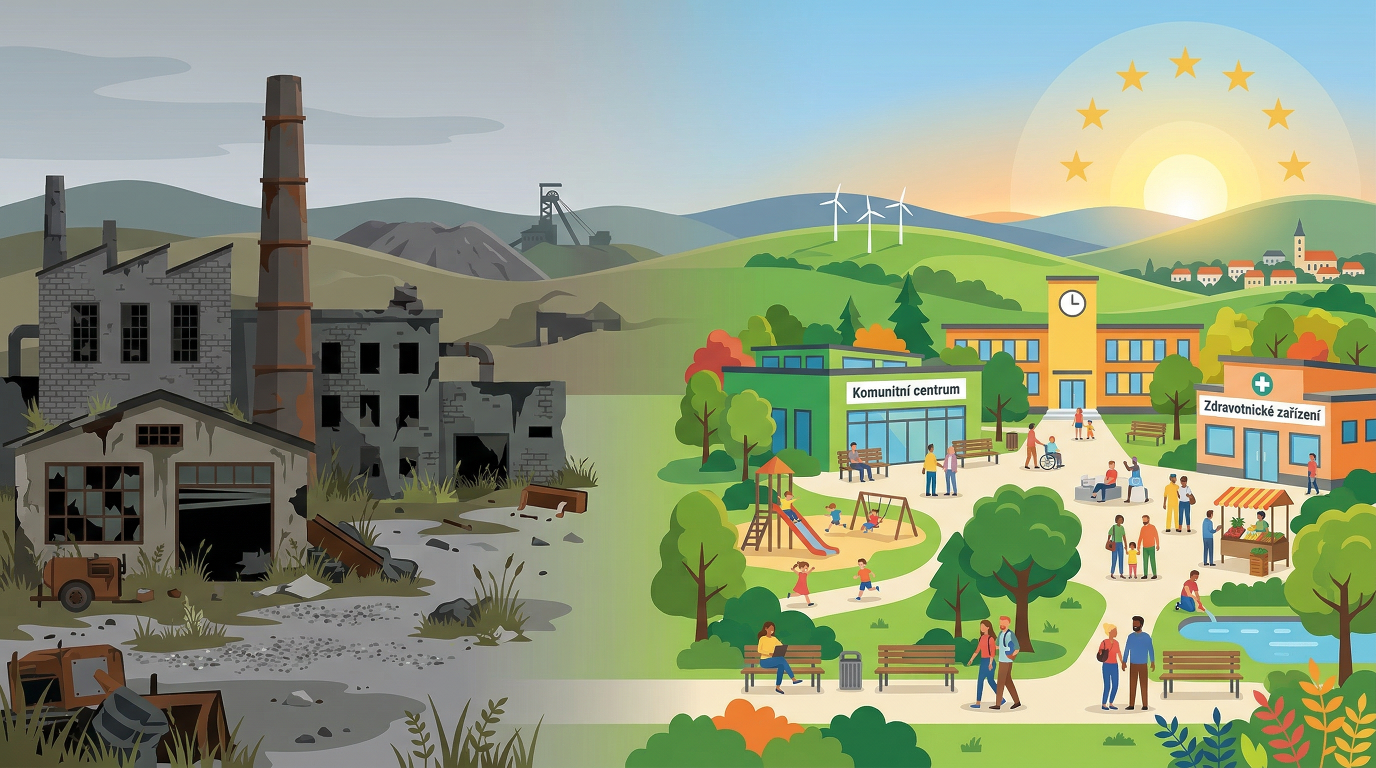 OPST spouští další finanční nástroj: z brownfieldů na severozápadě Čech budou vznikat místa pro život