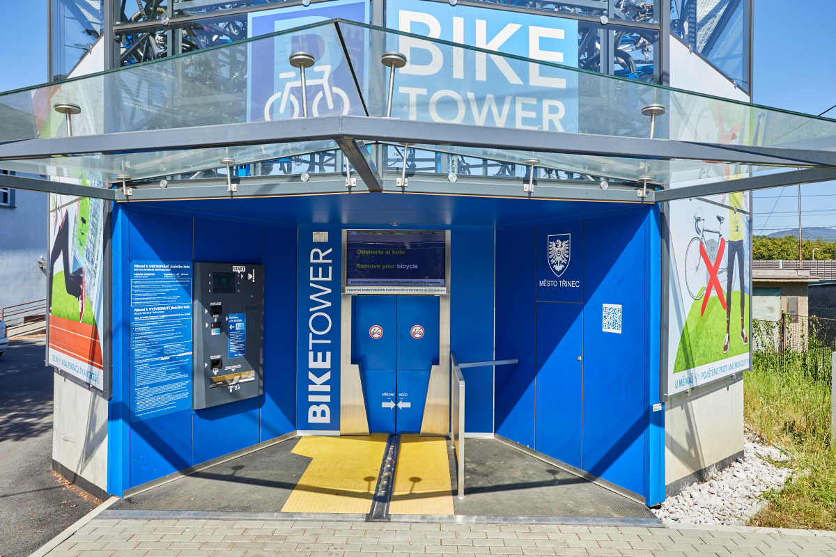 Parkovací dům pro kola, Třinec