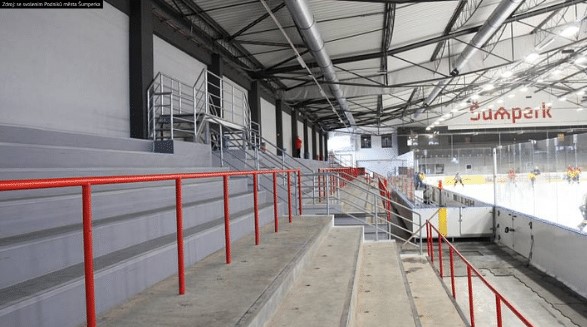 Modernizace technologie chlazení ledové plochy zimního stadionu v Šumperku