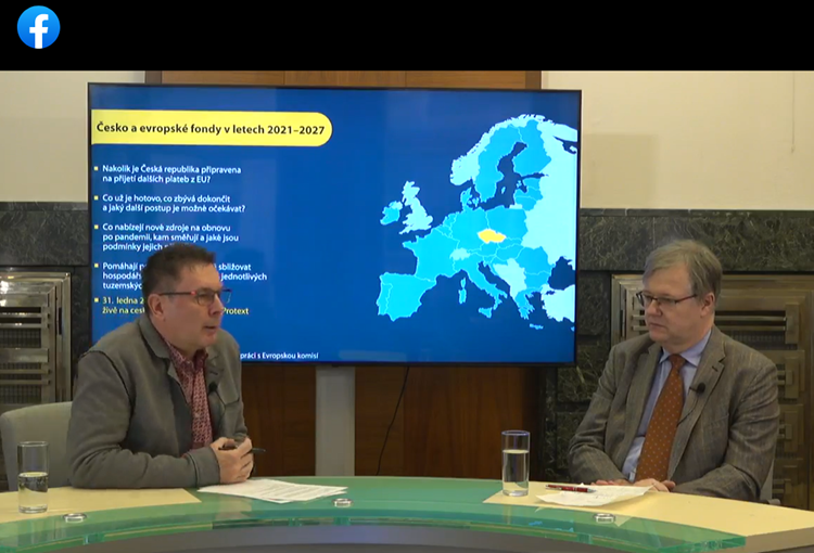 Podívejte se na záznam debaty Česko a evropské fondy v letech 2021–2027