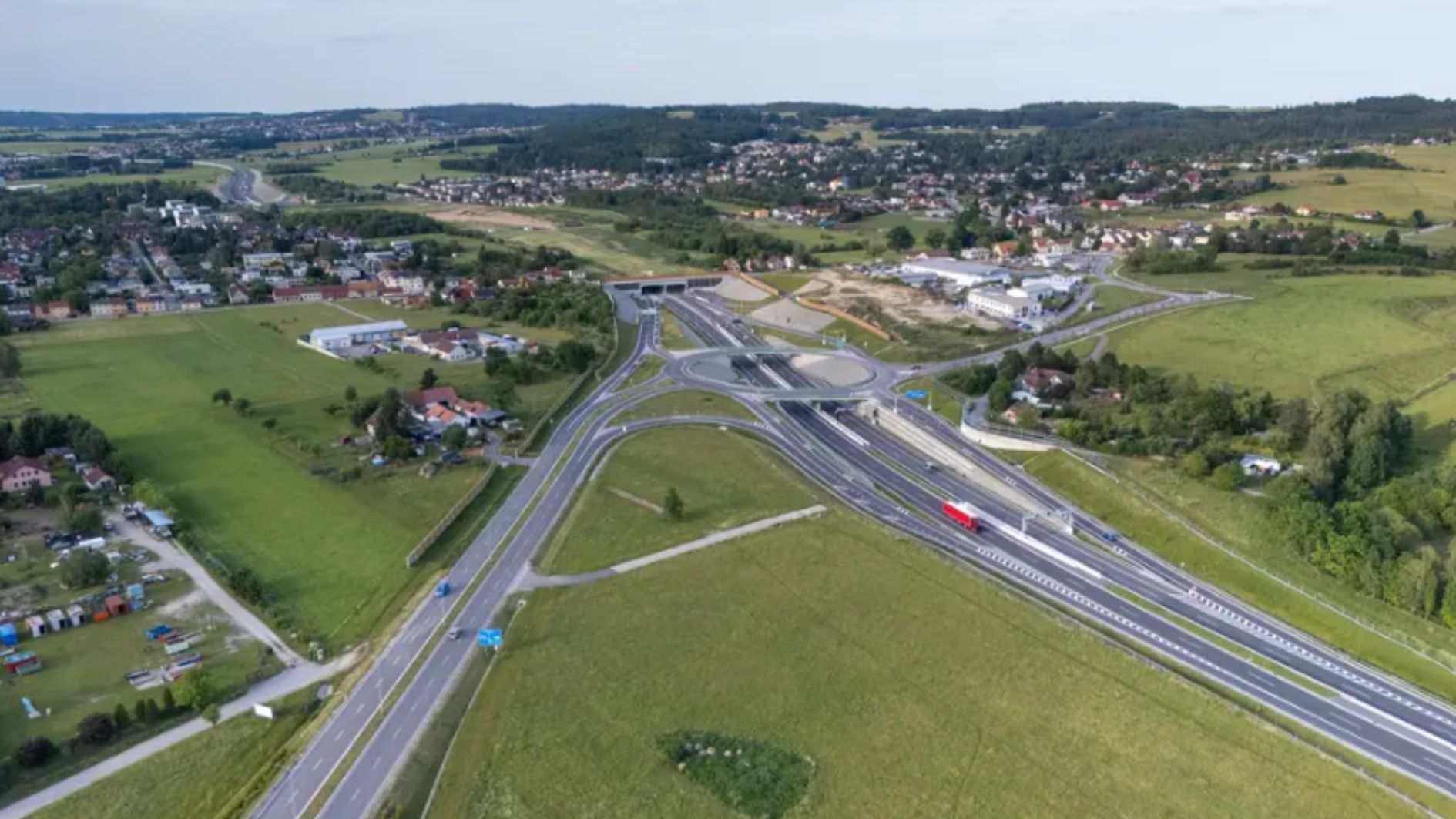 Kde fondy EU pomáhají: Nový úsek dálnice D3