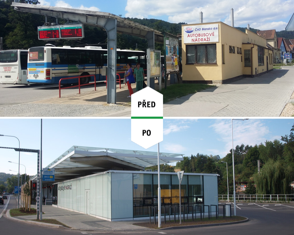 Optimalizace autobusového terminálu Blansko