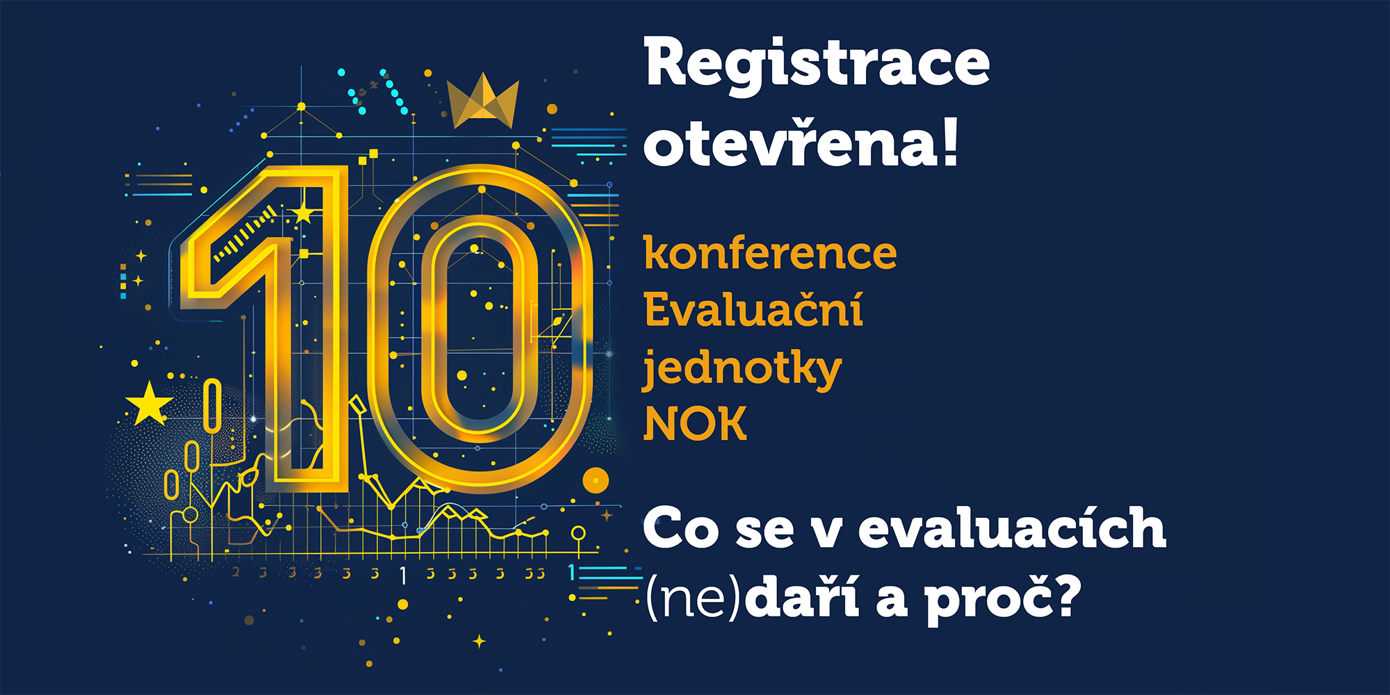 Registrace na 10. ročník evaluační konference otevřena!