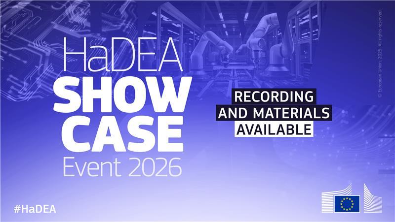 Akce HaDEA Showcase Event proběhla v lednu tohoto roku