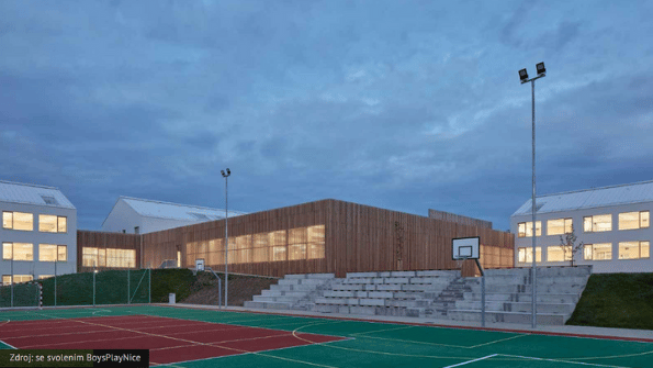 Stavba základní školy v obci Psáry v pasivním standardu