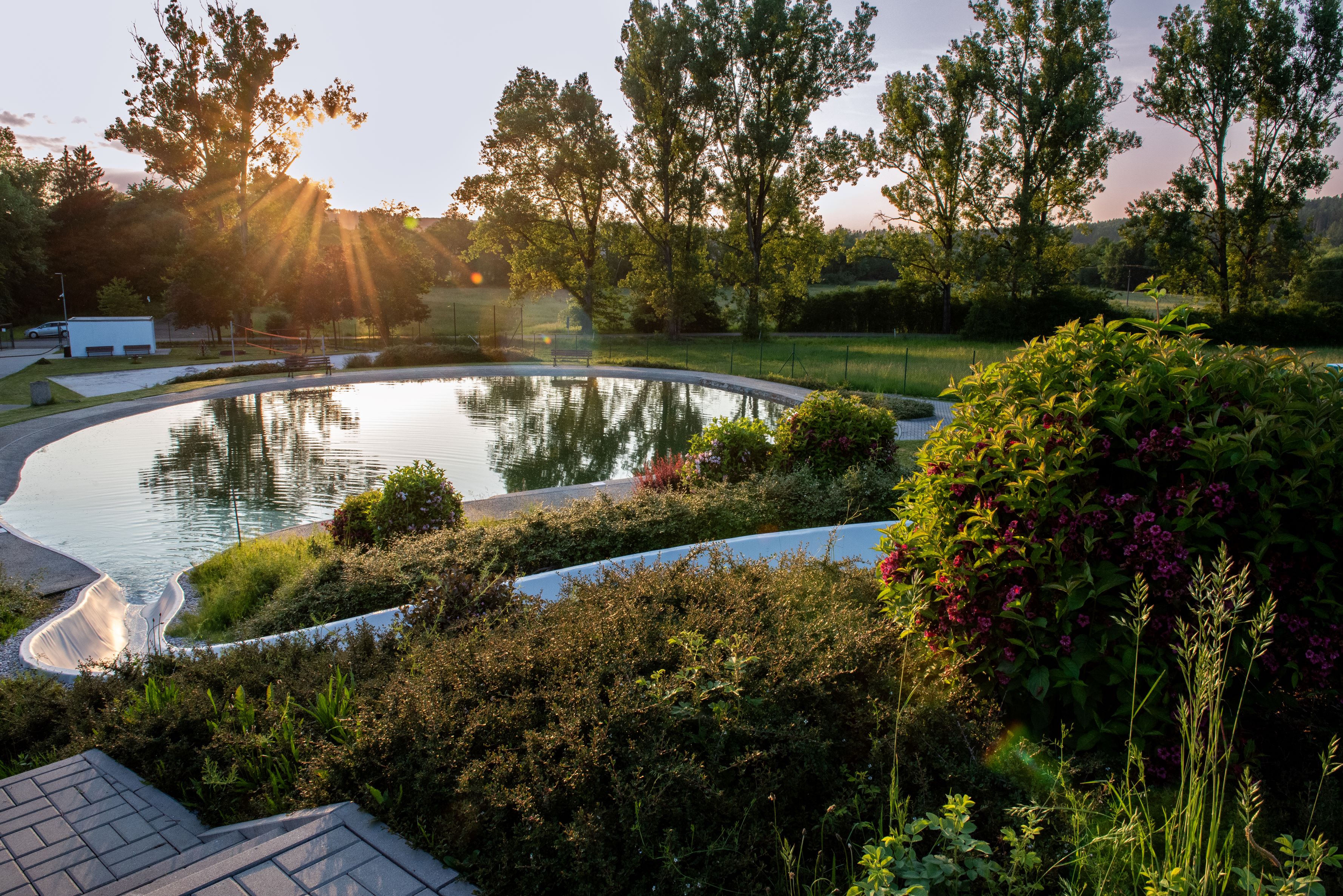 Přírodní koupací biotop Blovice