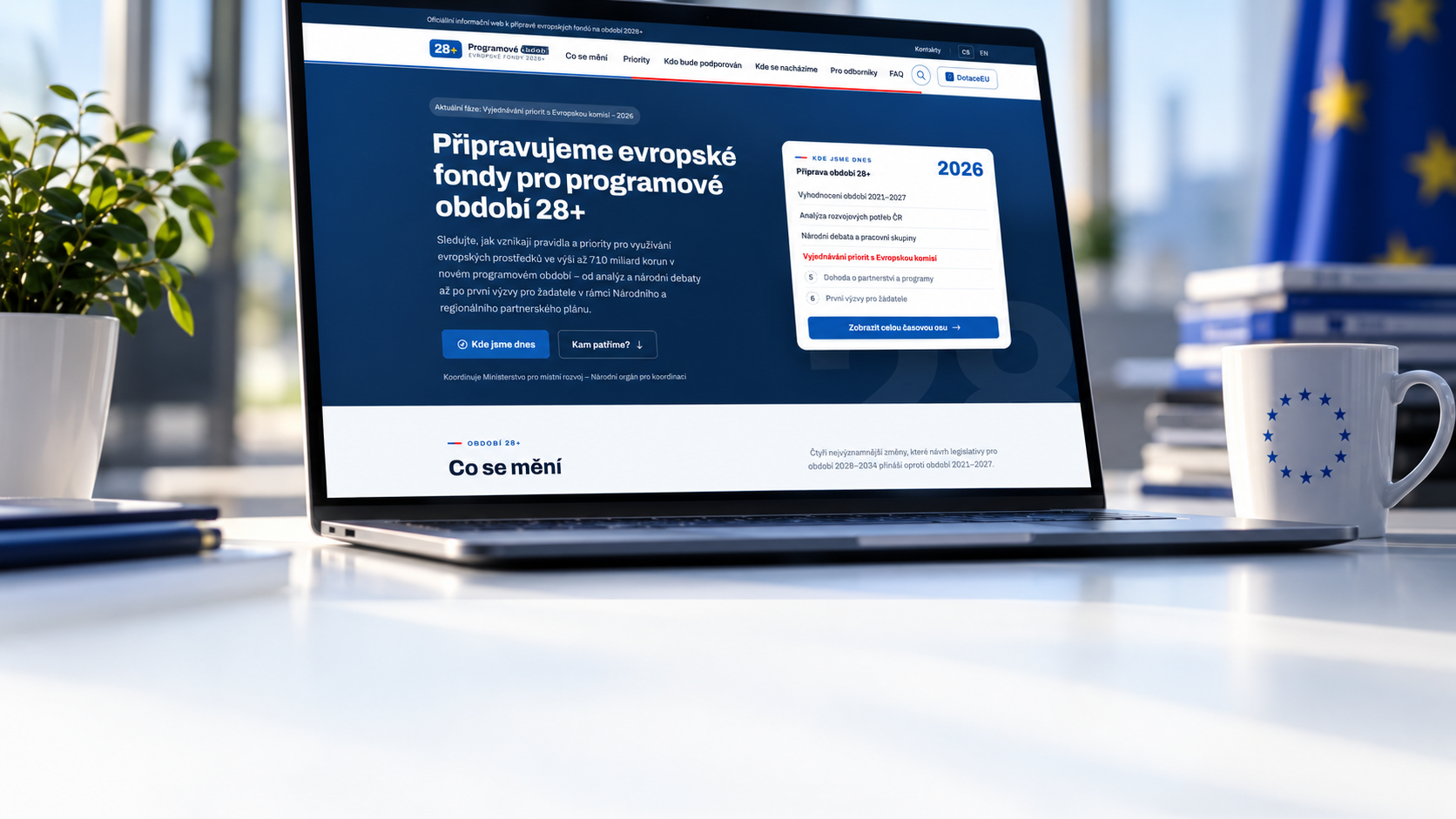 Nový web Evropské fondy 2028+