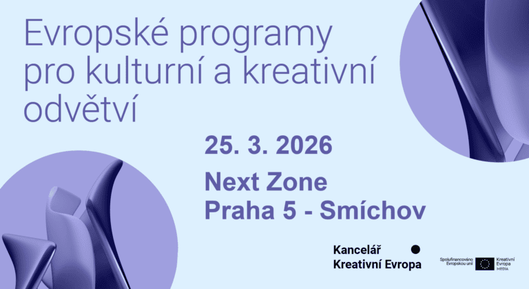 Seminář Evropské programy pro kulturní a kreativní odvětví už 25. března 2026 v Praze