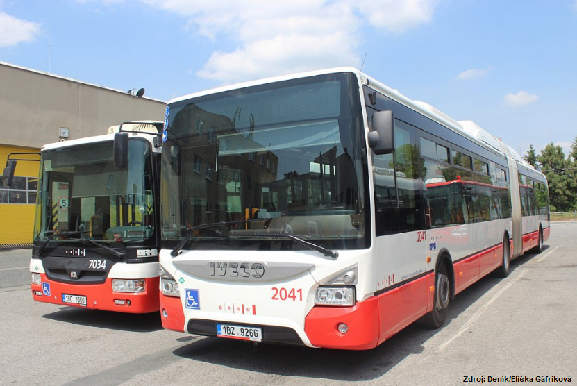 Evropské fondy pomáhají: Brnu se lépe dýchá díky 60 novým autobusům na zemní plyn