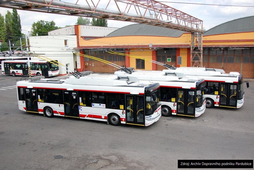 Obnova a modernizace ekologického vozového parku trolejbusů pro MHD v Pardubicích