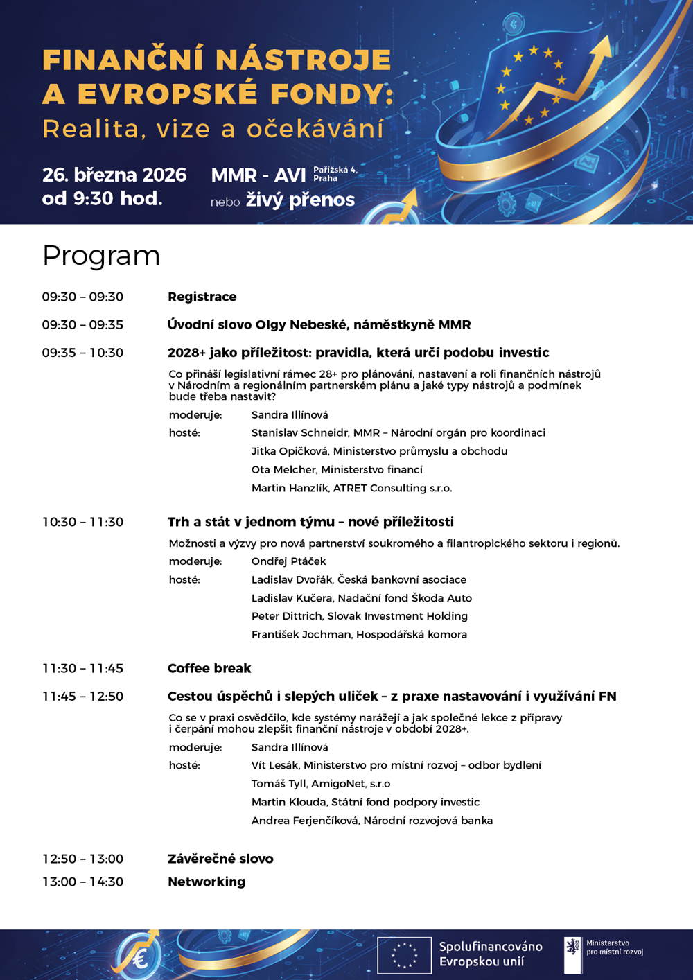 Program konference - březen 2026