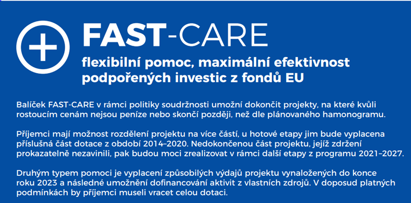 Leták: Opatření FAST-CARE 