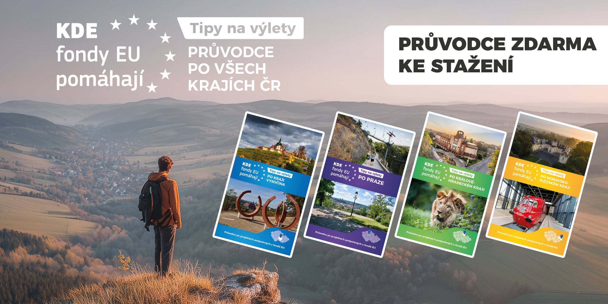 Poznejte Česko jinak. Noví průvodci ukazují místa, která proměnily evropské fondy